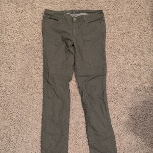 Prana Forest Green Skinny Jeans